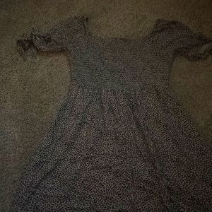 american eagle cheetah print dress